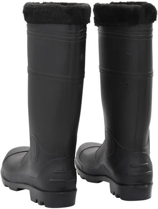 Zakito Kalosze Pvc Czarne Antypoślizgowe Trwałe Rozmiar 46 41cm - zdjęcie 3