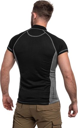 Highlander Koszulka Termoaktywna Forces Protech Zip Neck Base Layer Black Grey - zdjęcie 2