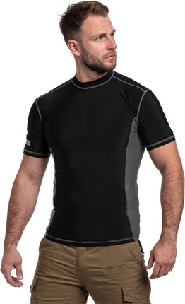Highlander Koszulka Termoaktywna Forces Pro Comp Short Sleeve Black Grey - zdjęcie 2