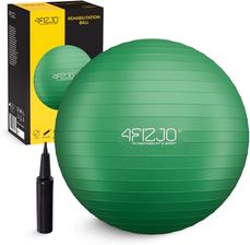 Zdjęcie 4Fizjo Piłka Gimnastyczna Dmuchana 65cm Zielona - Opole