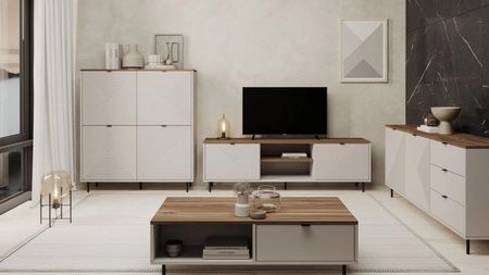 Mebel Bos Komoda Evo 2D Kaszmir Dąb Castello - zdjęcie 2