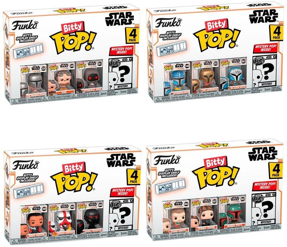Zdjęcie Funko Figurka Bitty Pop Mandalorian: 4 Pak Mix ATE681873 - Zduny
