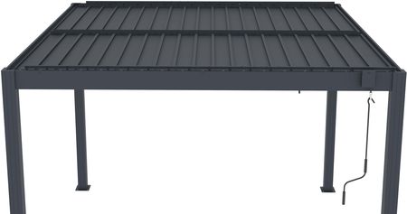 G21 Pergola Bioklimatyczna Austin 3X3M Aluminiowa Antracytowa - zdjęcie 2