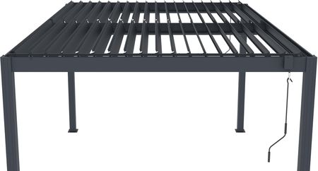 G21 Pergola Bioklimatyczna Austin 4X3M Antracytowa Aluminiowa - zdjęcie 2