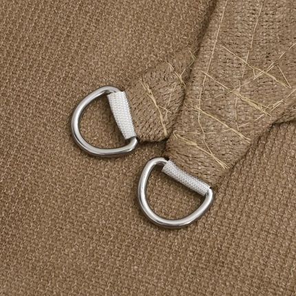 Zakito Home Żaglowiec Przeciwsłoneczny Hdpe 4X4M - Taupe Zh311386 - zdjęcie 2