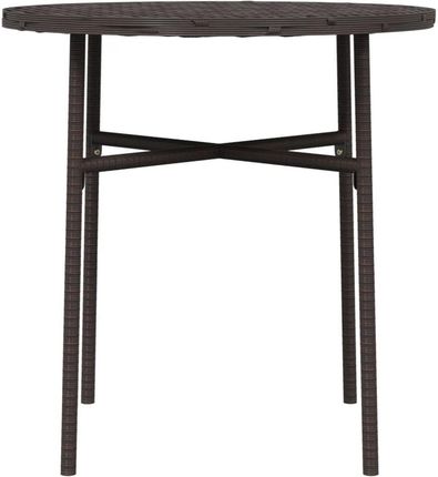 Zakito Home Stolik Herbaciany Rattanowy 45X45 Brązowy Zh317175 - zdjęcie 2