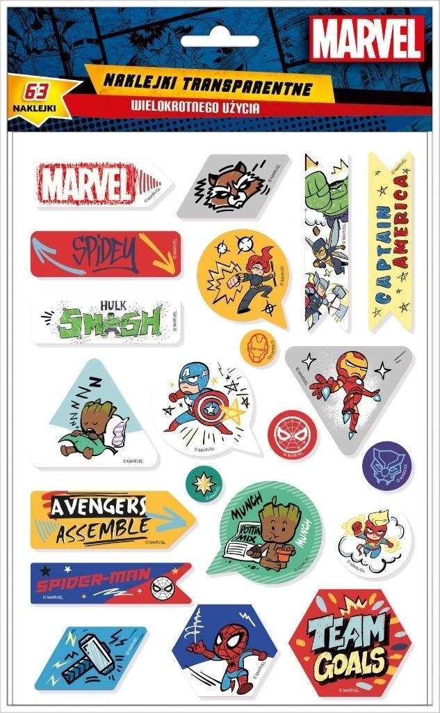 Zdjęcie Beniamin Naklejki Ozdobne Avengers Mix - Będzin