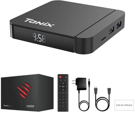 Tanix W2 Android TV Box Odtwarzacz sieciowy Amlogic S905W2 4GB/32GB - zdjęcie 5