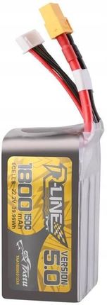 Tattu Akumulator Lipo R-Line Version 5.0 1800mAh 22.2V 150C 6S z wtyczką XT60 - zdjęcie 3