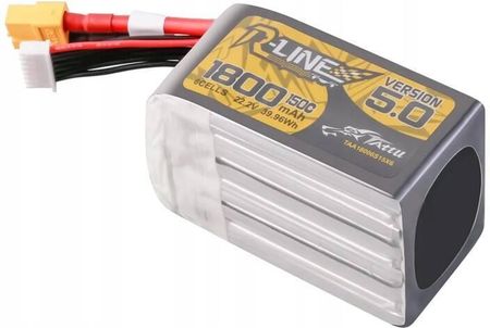 Tattu Akumulator Lipo R-Line Version 5.0 1800mAh 22.2V 150C 6S z wtyczką XT60 - zdjęcie 4
