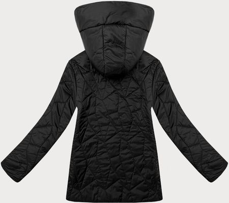 Damska kurtka z odpinanym kapturem plus size J Style czarna (16M9268-392) - zdjęcie 3