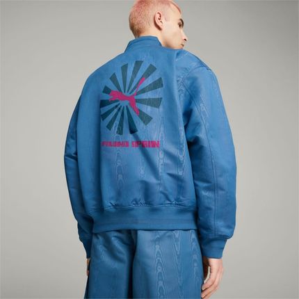 Kurtka męska Puma X PALOMO LIGHTWEIGHT niebieska 53879778 - zdjęcie 2