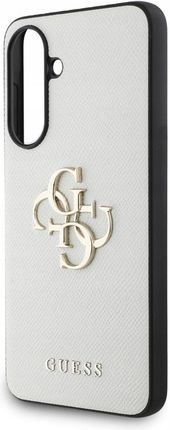 Guess Etui Grained Big 4G Logo Small Classic Do Samsung Galaxy A56 Beż - zdjęcie 3