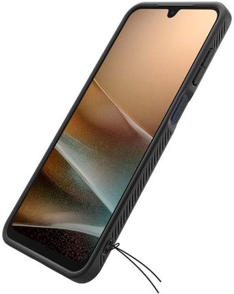 Spigen Etui Liquid Air Do Samsung Galaxy A26 5G Czarny - zdjęcie 2