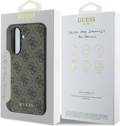 Guess Etui 4G Charms Collection Do Samsung Galaxy A56 Brązowy - zdjęcie 6