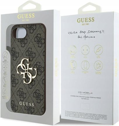 Guess Etui Do Iphone 16E Obudowa Pokrowiec Plecki Case Big Logo - zdjęcie 2