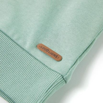 Bluza dziecięca monogram jasne khaki 116 5-6 lat - zdjęcie 2