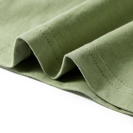 T-shirt dziecięcy Rowery i paski 92 khaki 100% bawełna - zdjęcie 3