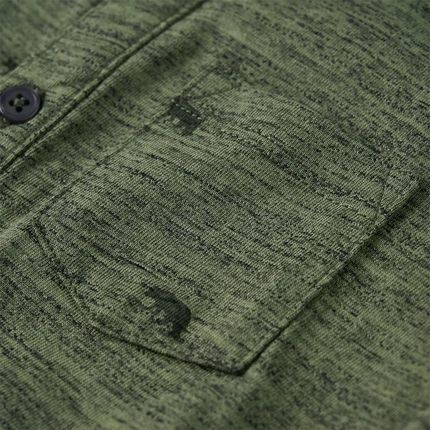 Dziecięca koszula khaki z bizonem, r. 92, długie rękawy - zdjęcie 2