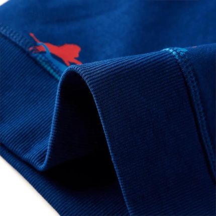 Bluza dziecięca z nadrukiem lwa 128 ciemnoniebieska - zdjęcie 2