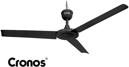WENTYLATOR SUFITOWY Z WIATRAKIEM CICHY CZARNY WIATRAK 90cm + PILOT TIMER - zdjęcie 3