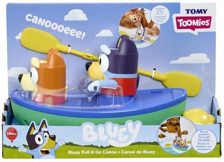 Tomy Toomies Bluey Pływający Kajak Z Wiosłami Pull & Go E73670 - zdjęcie 2