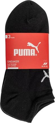 Puma Stopki Skarpety męskie Skarpetki bawełniane czarne 12 par 43-46 - zdjęcie 2