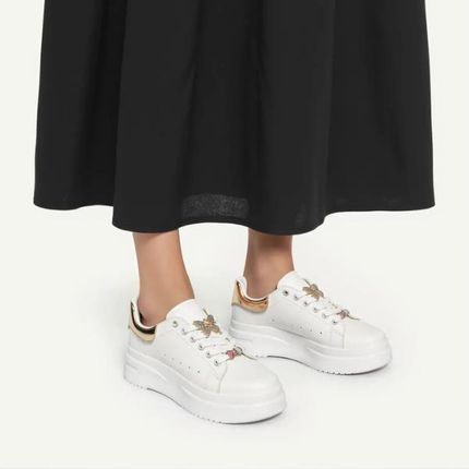Białe buty sportowe sneakersy 2215S Lily Shoes - zdjęcie 2