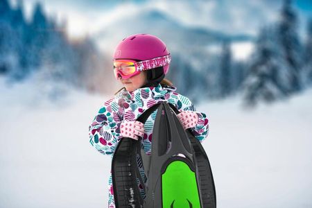 Zestaw 2 Sanek Snow Glider - Futurystyczny I Aerodynamiczny Styl Zielone - zdjęcie 2