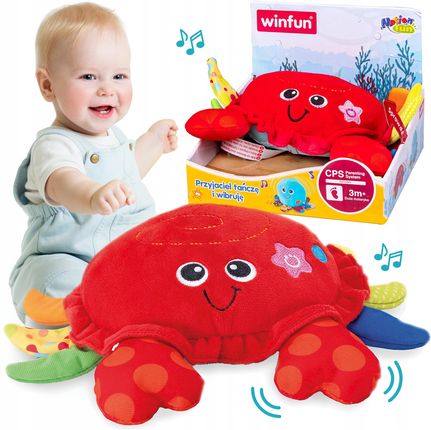 Interaktywny uciekający krab do raczkowania gra wibruje rozwój koordynacji - zdjęcie 2