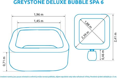 Nadmuchiwane Jacuzzi Marimex Greystone Deluxe Bubble Spa 6 Np - zdjęcie 5