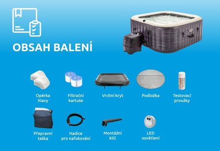 Nadmuchiwane Jacuzzi Marimex Greystone Deluxe Bubble Spa 6 Np - zdjęcie 4