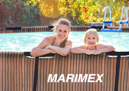 Basen Marimex Florida 3,66X0,99 M Ze Skimmerem Motyw Teak - zdjęcie 5