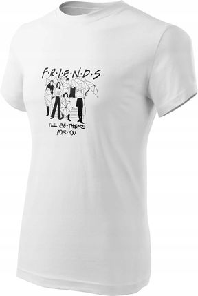 Jhk Koszulka Męska Friends Przyjaciele Dla Fanów Serialu Sitcomu Xxxl - zdjęcie 3