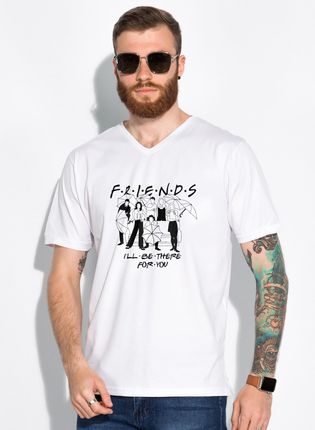 Jhk Koszulka Męska Friends Przyjaciele Dla Fanów Serialu Sitcomu Xxxl - zdjęcie 2
