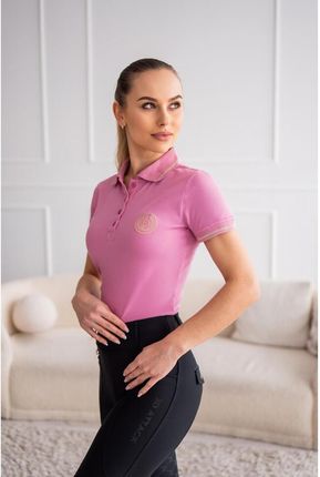 Koszulka Polo Alisa Jd Attack Różowa - zdjęcie 2