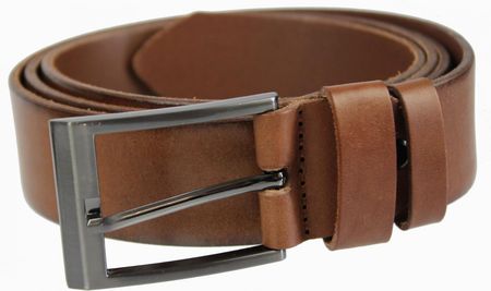 Pasek Skórzany ARUCCE (PL) Skóra Licowa 40 mm BRĄZOWY - zdjęcie 2