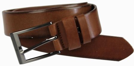 Pasek Skórzany ARUCCE (PL) Skóra Licowa 40 mm BRĄZOWY - zdjęcie 4