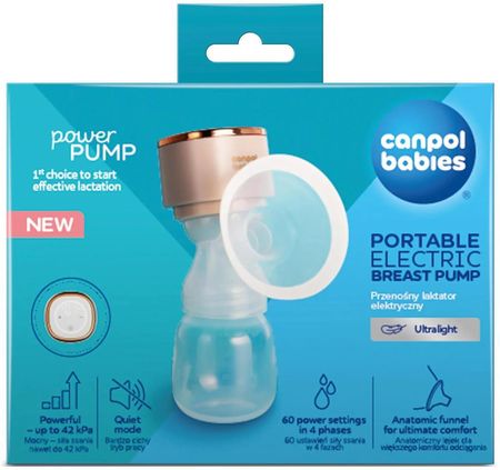 Canpol babies Przenośny laktator elektryczny PowerPump 20/107 -> Wysyłka 8,90 - odbiór w Żabce - zdjęcie 3