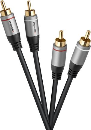 Celexon Kabel Audio Stereo 2x Rca Professional Line 7.5m - zdjęcie 3