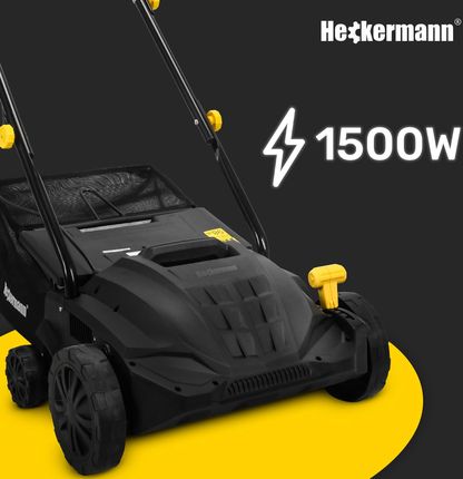 Wertykulator Aerator Elektryczny 3W1 Zestaw Z Koszem 30L 1500W 2 Wałki - zdjęcie 4