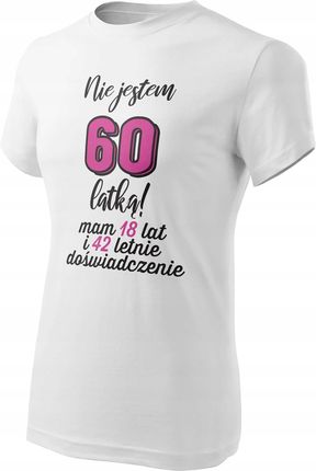 Bullz Koszulka Damska Na 60 Urodziny Nie Jestem 60 Xxl - zdjęcie 2
