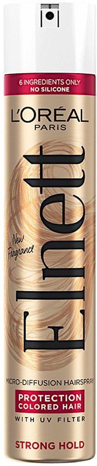 Zdjęcie L'Oréal Paris Elnett Micro-Diffusion Hair Protection Colored Hair Mocny Lakier Do Włosów Z Filtrami Uv Zapewniającymi Ochronę Koloru 300ml - Niemcza