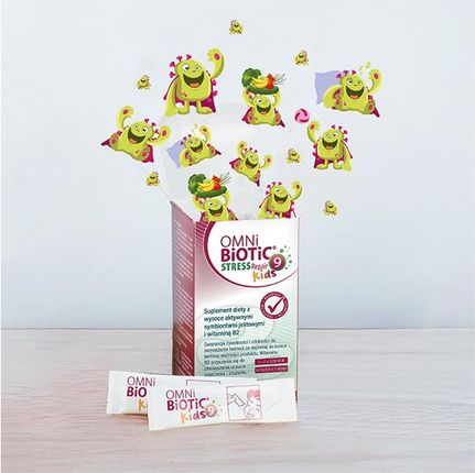 OMNi-BiOTiC® Stress Repair 9 Kids – Psychobiotyk Dla Dzieci Z Witaminą B2 28Sasz. - zdjęcie 3