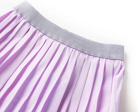 Dziecięca spódniczka plisowana, liliowa, 128 - zdjęcie 3