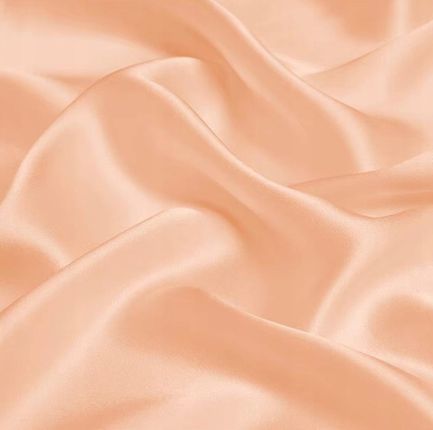 Jedwabna gumka do włosów JEDWAB 100% scrunchie brzoskwiniowa MINI - zdjęcie 4
