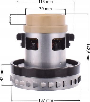 Afc Silnik Turbina 1400W Do Odkurzacza Se 4001 Wd2 Wd3 Mv2 Mv3 Wd 3.200 - zdjęcie 3