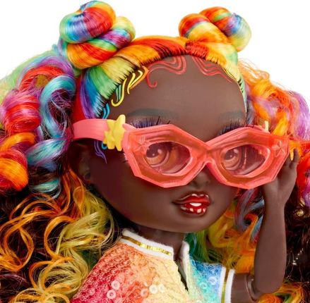 Rainbow High Creative Crystals Iris Bow Lalka + Akcesoria Kryształowe DIY Do Samodzielnego Wykonania - zdjęcie 2