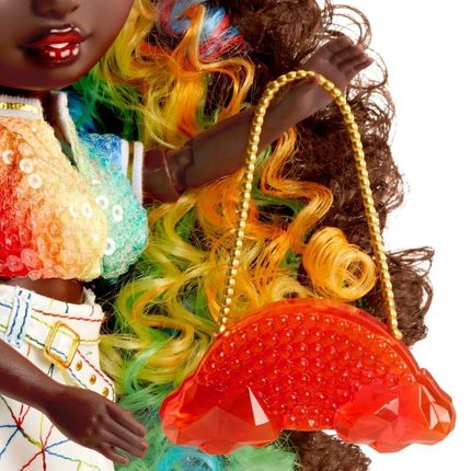 Rainbow High Creative Crystals Iris Bow Lalka + Akcesoria Kryształowe DIY Do Samodzielnego Wykonania - zdjęcie 3