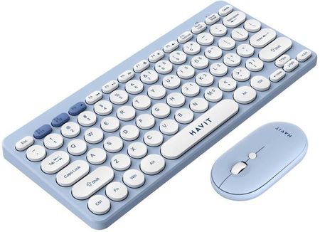Zestaw klawiatura + mysz Havit KB279GCM Niebieski (72813) - zdjęcie 4